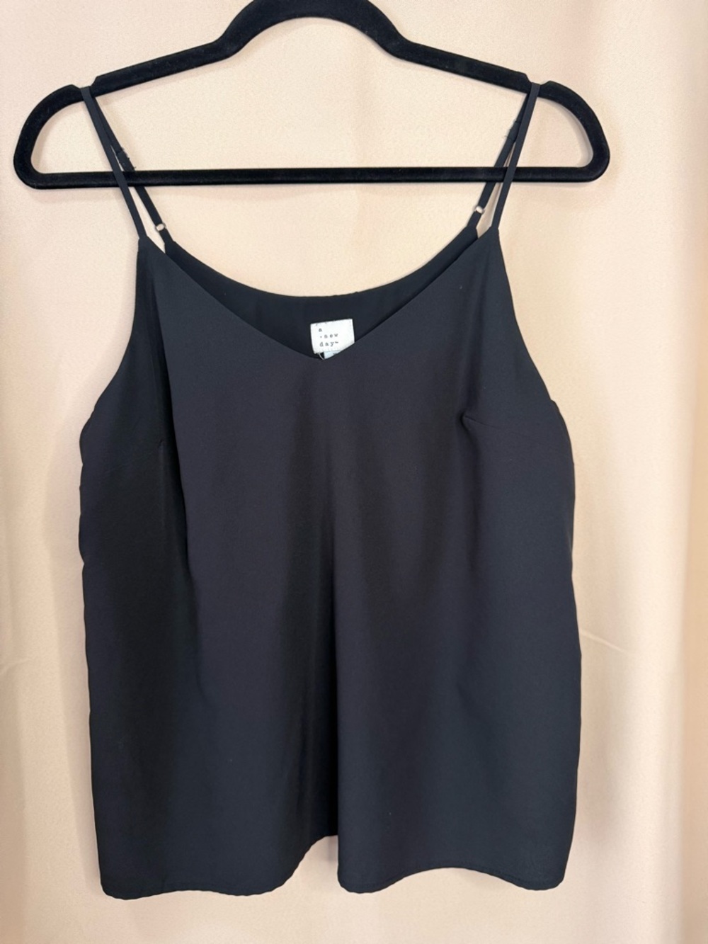 a new day black tank top